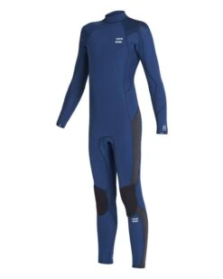 Combinaison Billabong Junior Furnace Absolute 3/2 Back Zip - Navy