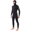 Combinaison Ripcurl DAWN PATROL HOOD 5/3 Chest Zip - Black