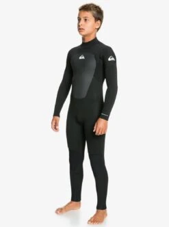 Combinaison Quiksilver Junior 5/4 Prologue Back Zip - Black