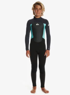 Combinaison Quiksilver Junior 4/3 Prologue Back Zip - Angel Blue