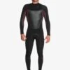 Combinaison Quiksilver 4/3 Syncro Plus Chest Zip - Black/Fudge