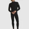 Combinaison Quiksilver 3/2mm Everyday Sessions Zip Poitrine - Black