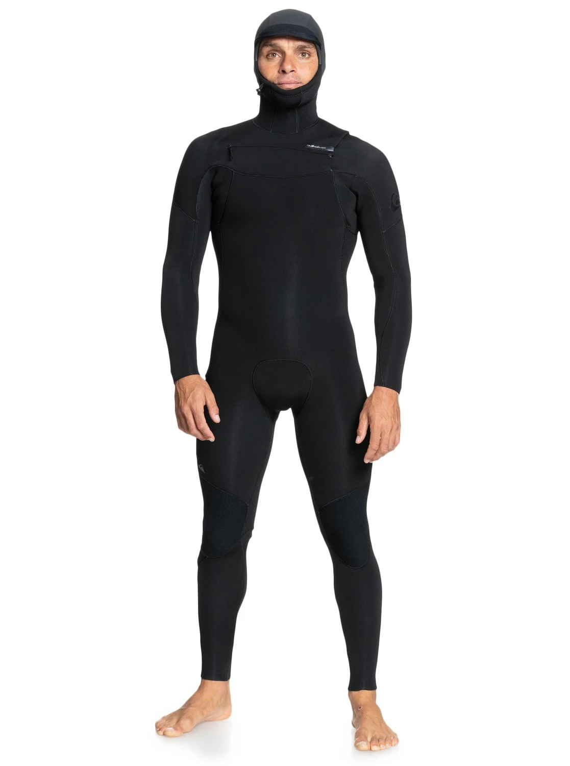 Combinaison Quiksilver 4/3 Everyday Sessions Chest Zip Hood - Black