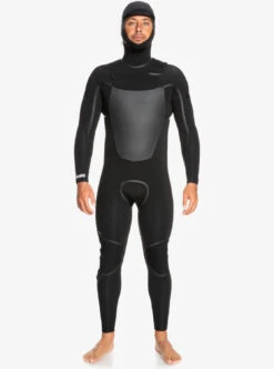 Combinaison Quiksilver 6/5/4mm Marathon Sessions Chest Zip - Black