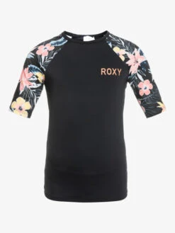Lycra Manches 3/4 Roxy Printed - ANTHRACITE S RG TROPICAL BREEZ