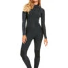 Combinaison Roxy 4/3mm Swell Series Zip Poitrine - BLACK
