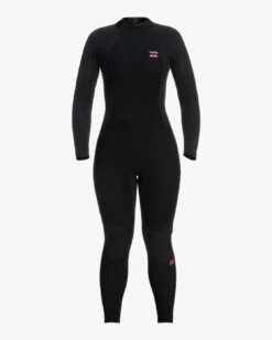 Combinaison Billabong 4/3mm Launch Back Zip - ANTIQUE BLACK