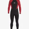 Combinaison Billabong 5/4mm Intruder Back Zip - Red