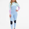 Combinaison De Surf Billabong 5/4mm Synergy Zip Poitrine Pour Femme - ICEBERG